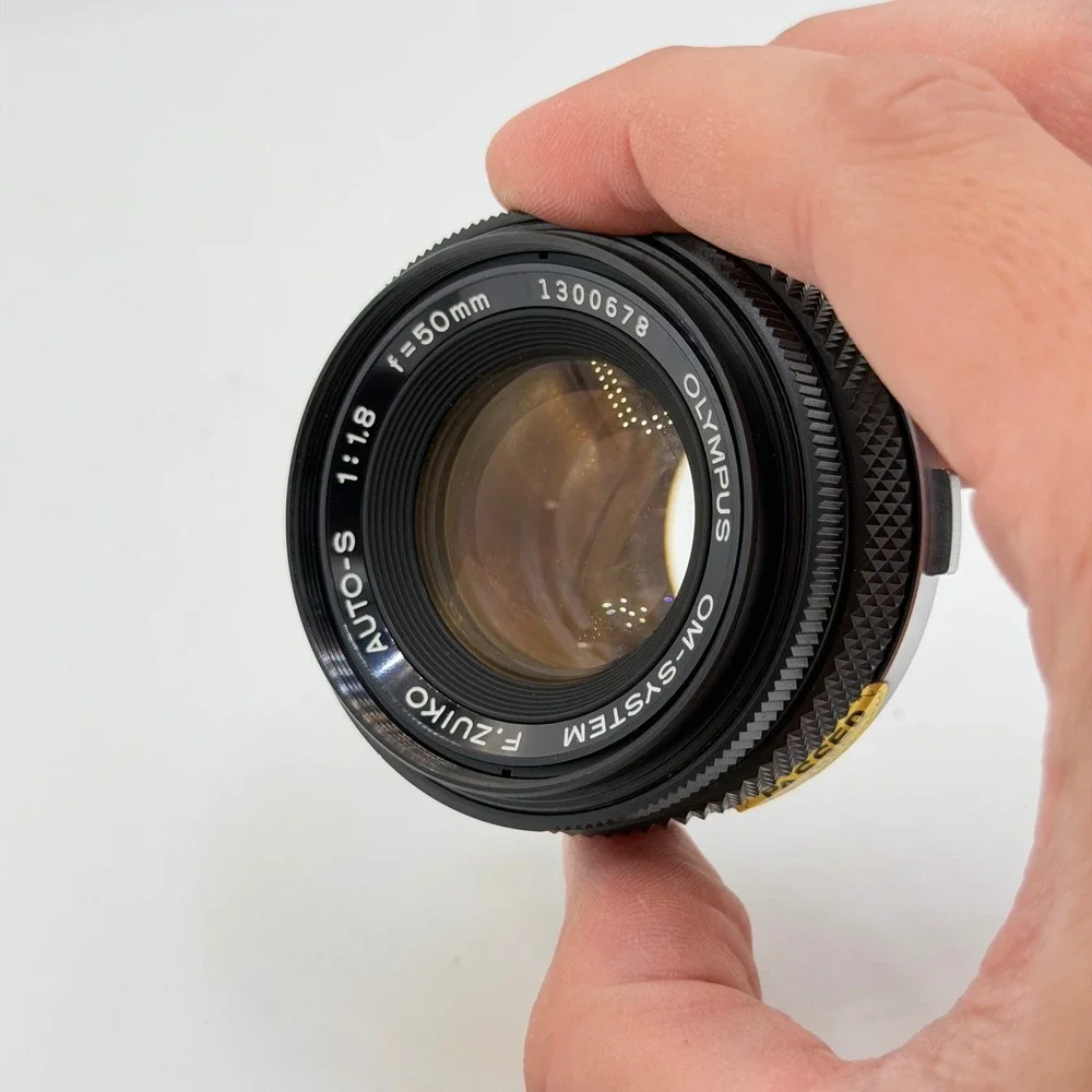 Olympus OM-System F.Zuiko Auto-S 50mm f/1.8 Lens - Heavy Fungus - AS IS Repair